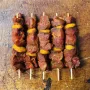 Lamb Mint Kebabs with Dried Apricots